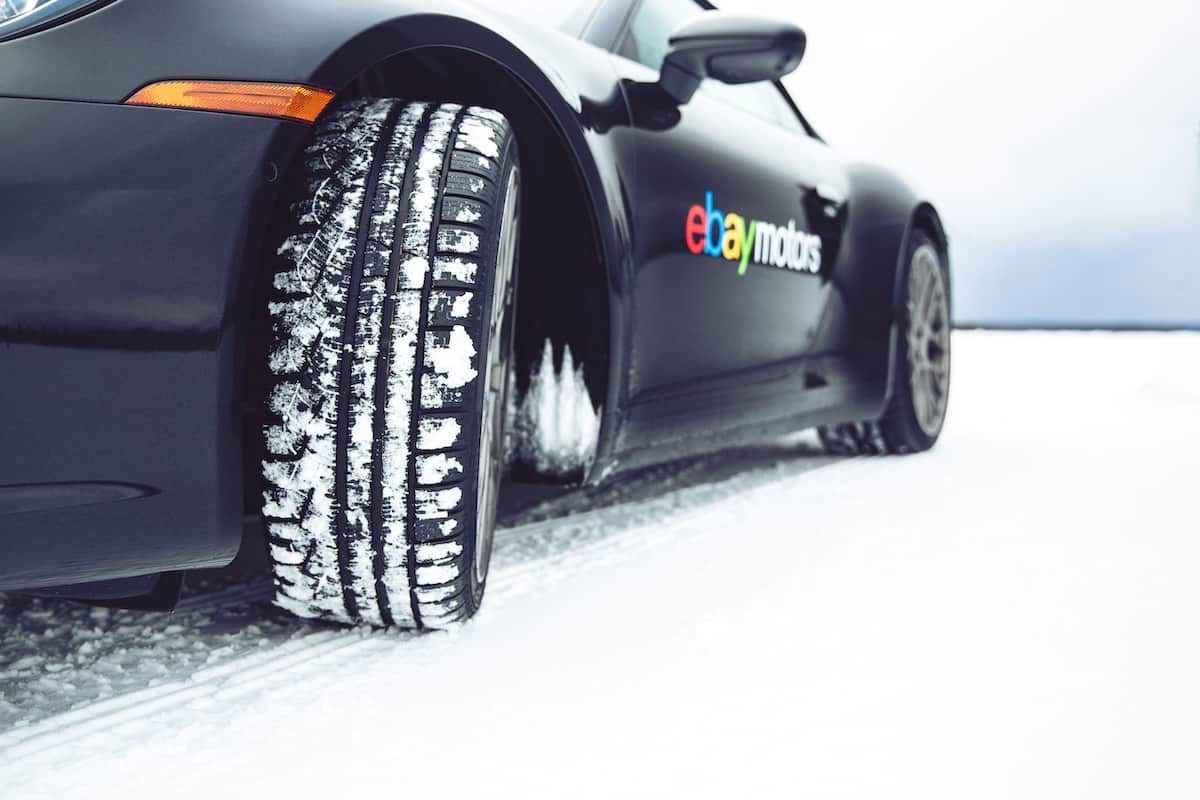 Winter tires grip the snow for better traction eBay motors