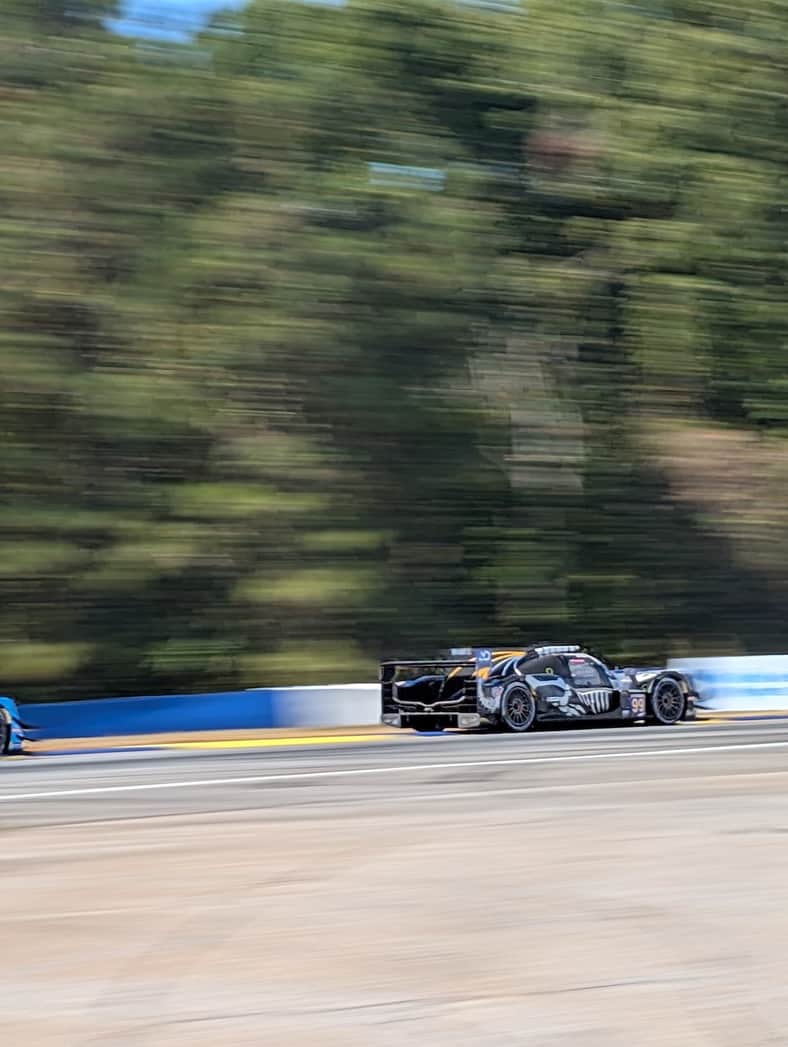 GTP Car, or grand touring prototype, on the track at Petit Le Mans