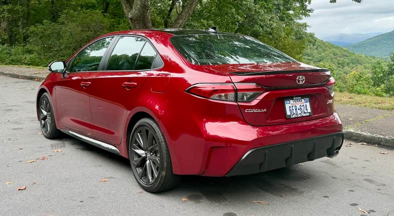 2026 Toyota Corolla Rear End 