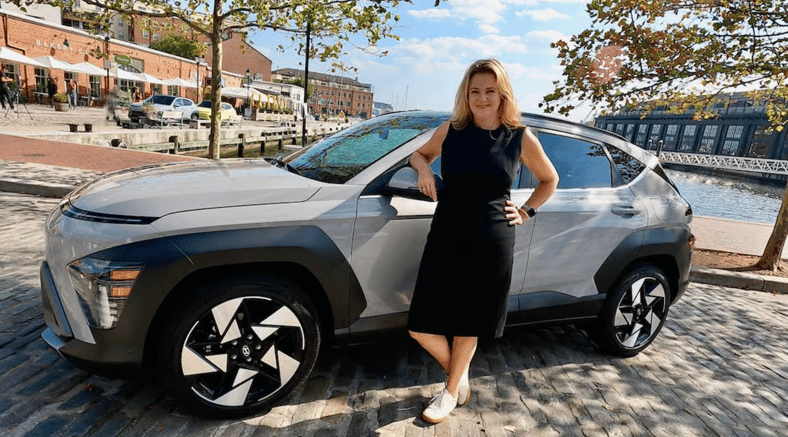 The Hyundai Kona compact SUV, among the best small SUVs for families