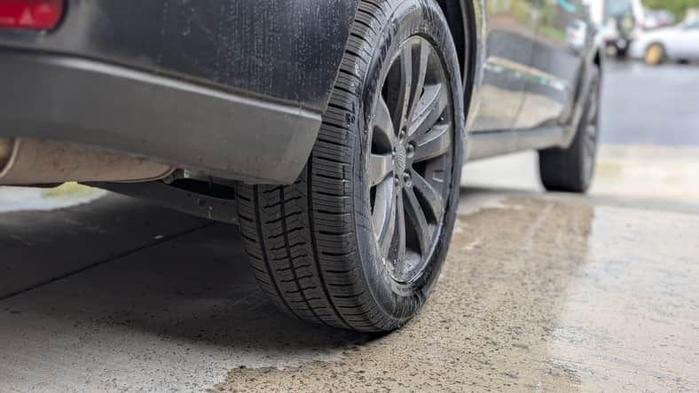 My Subaru Forester on all-season tires