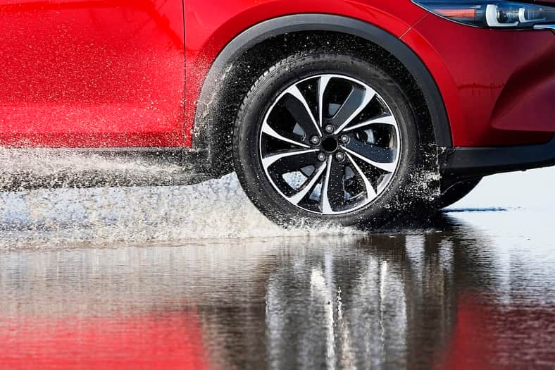The Continental Tire SecureContact AW tire performs equally well in warmer months, rain and snow