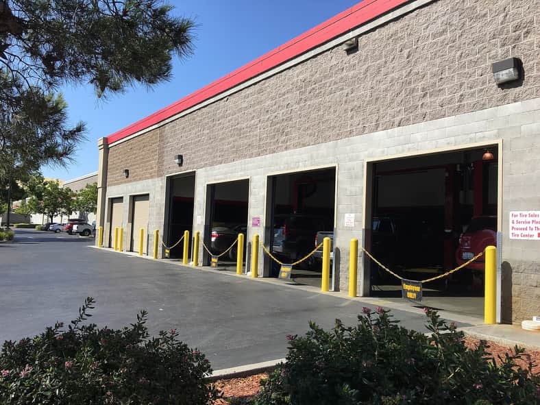 A Costco Tire Center storefront in Livermore, California