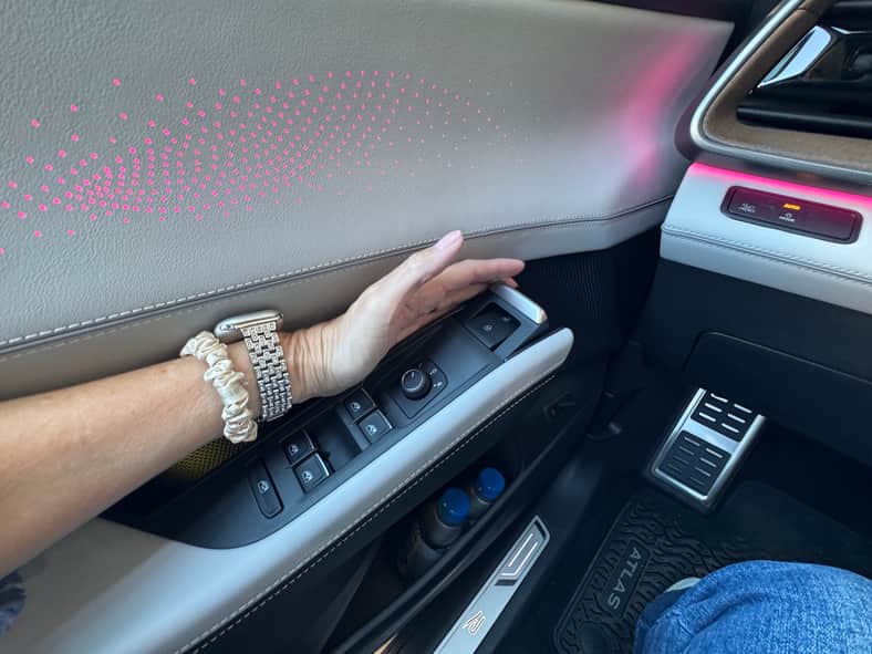 The door handle in the 2027 VW Atlas