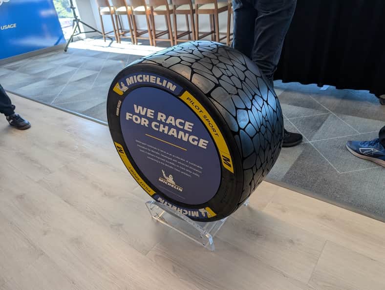 The next generation of Michelin tires racing tire, to debut in 2026